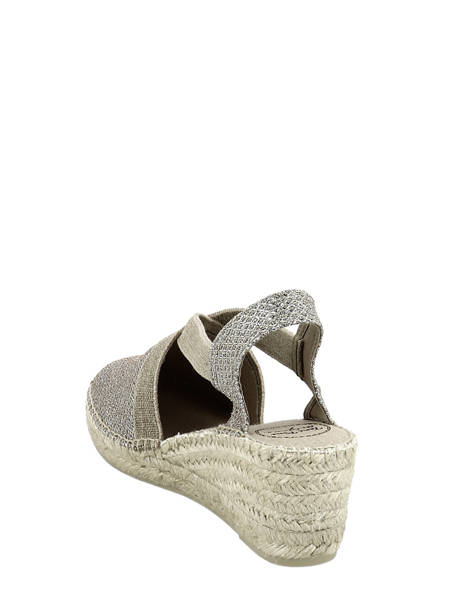 Espadrilles Triton Toni pons Zilver women TRITON ander zicht 3